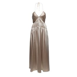Jonathan Simkhai Elegant Metallic Maxi Dress